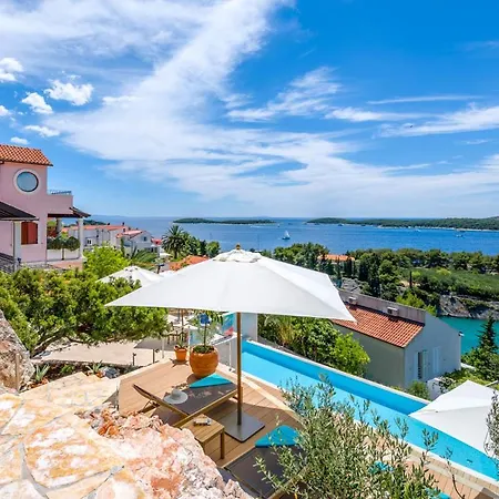 빌라 Hvar Sleeps 14 Pool Air Con Wifi *